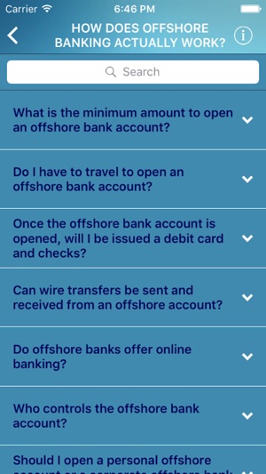 opening offshore bank account