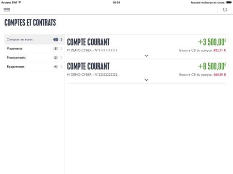 Banque de Savoie PRO pour iPad screenshot 3