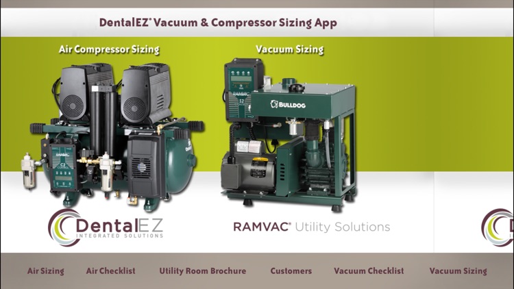 RAMVAC Dental Vacuum & Compressor Sizing