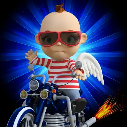 Angel Child Racing - Little chic cupid baby with motorbike Читы