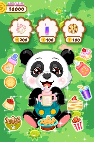 Cute panda - Pet feeding Dressup develop game screenshot 3