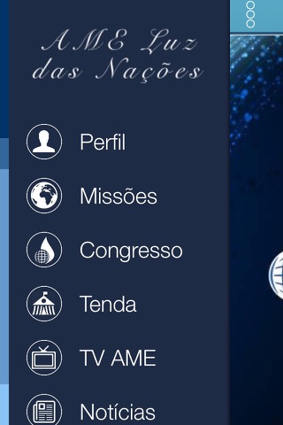 Congresso Internacional de Missões A.M.E Luz das Nações screenshot 2