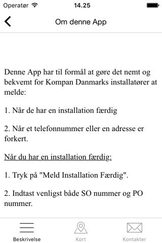 Kompan Danmark Installatør-app screenshot 2