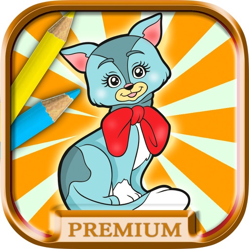 Cats coloring pages drawings to paint and color kittens - Premium