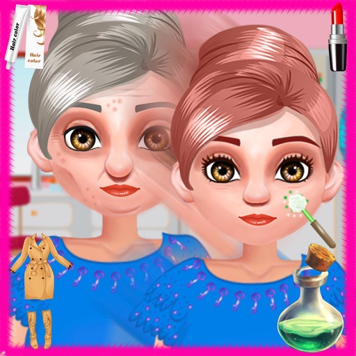 Grandma’s Fashion Salon – A Crazy grams makeover game iOS App