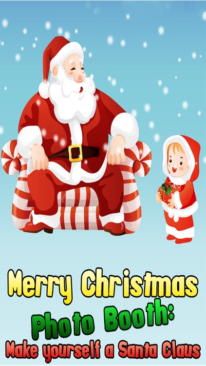 Merry Christmas Photo Booth: Make yourself Santa Claus screenshot-0