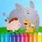 Animal Coloring Book - is an addictive educational entertainment for kids of all ages