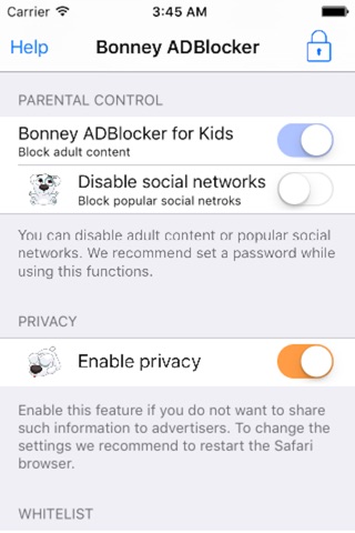 Bonney ADBlocker - Blocks Ads in browser & Safety screenshot 2