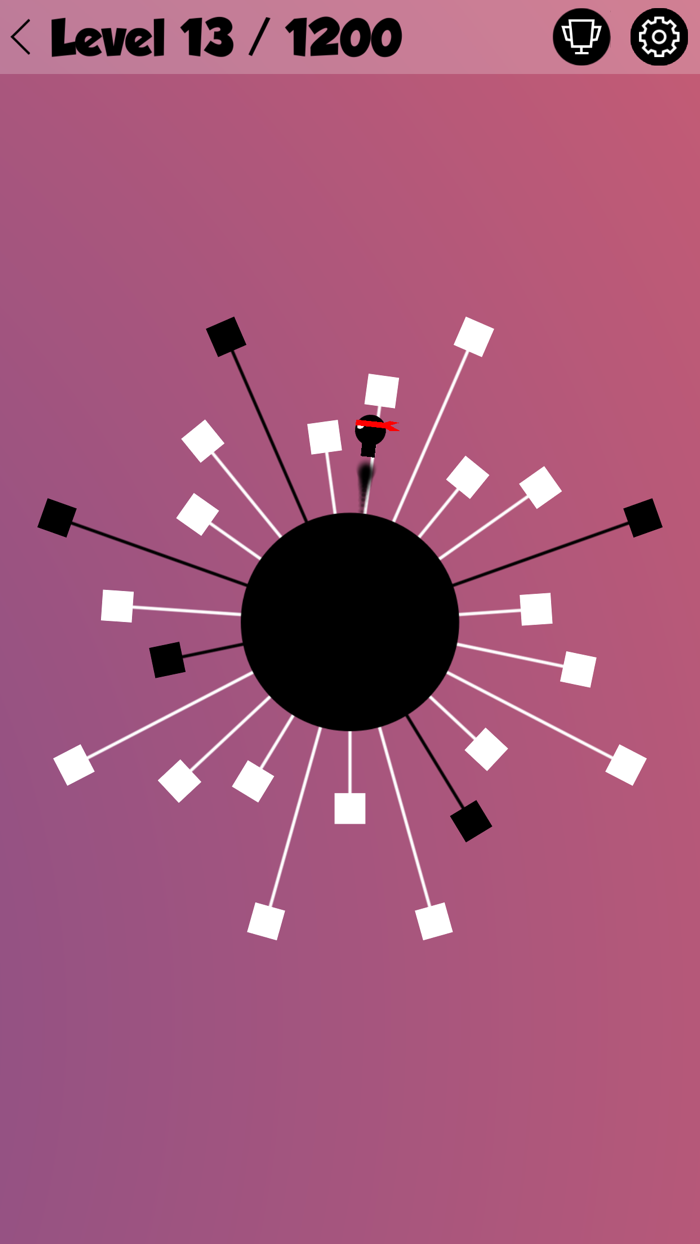 Ninja HeroDont Touch The Black Tile