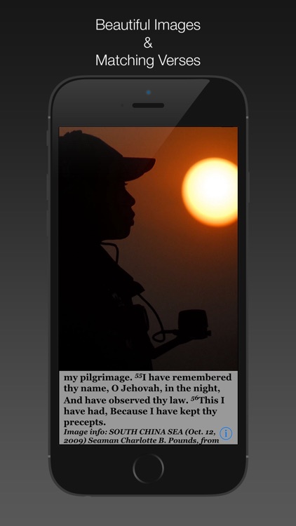 Navy Psalm Daily Quotes ASV