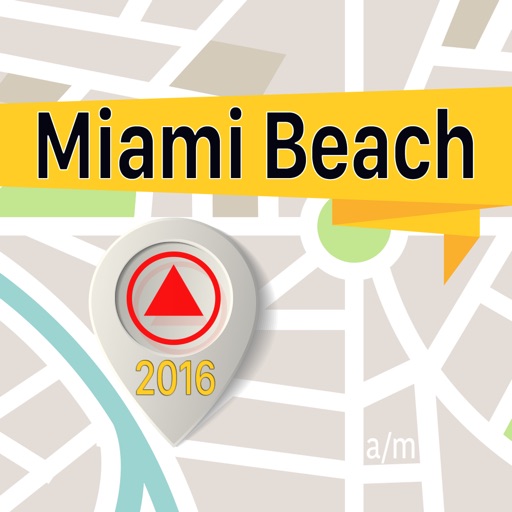 Miami Beach Offline Map Navigator and Guide icon