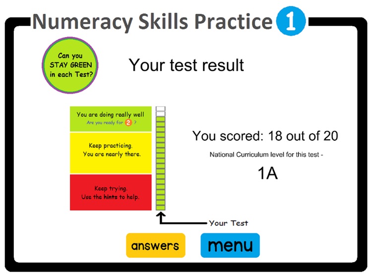 Numeracy Skills Practice 1