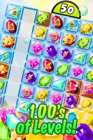 Jewel's Splash Match-3 - diamond game and kids digger's mania us free screenshot 3