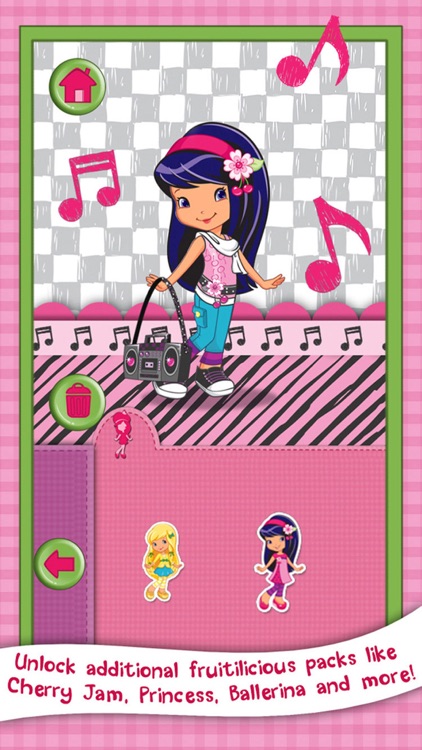 Strawberry Shortcake Card Maker Dress Up - Fashion Makeover Game for Kids screenshot-3