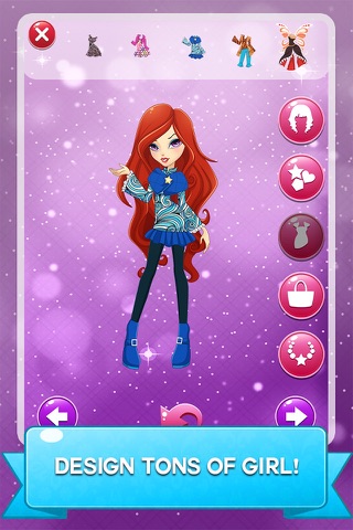 Dress-up " Hollywood Girls " : The Monster girl high school lift fashion winx ever after game screenshot 4