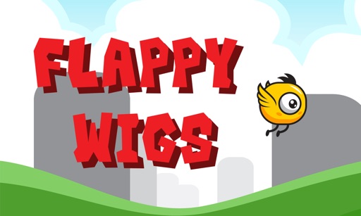 Flappy Wigs - Tap To Play Icon