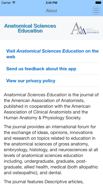 How to cancel & delete Anatomical Sciences Education from iphone & ipad 3