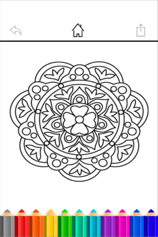ColorShare : Best Coloring Book for Adults - Free Stress Relieving Color Therapy in Secret Garden screenshot 2