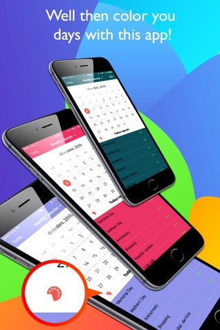 Color Calendar Simple screenshot 2