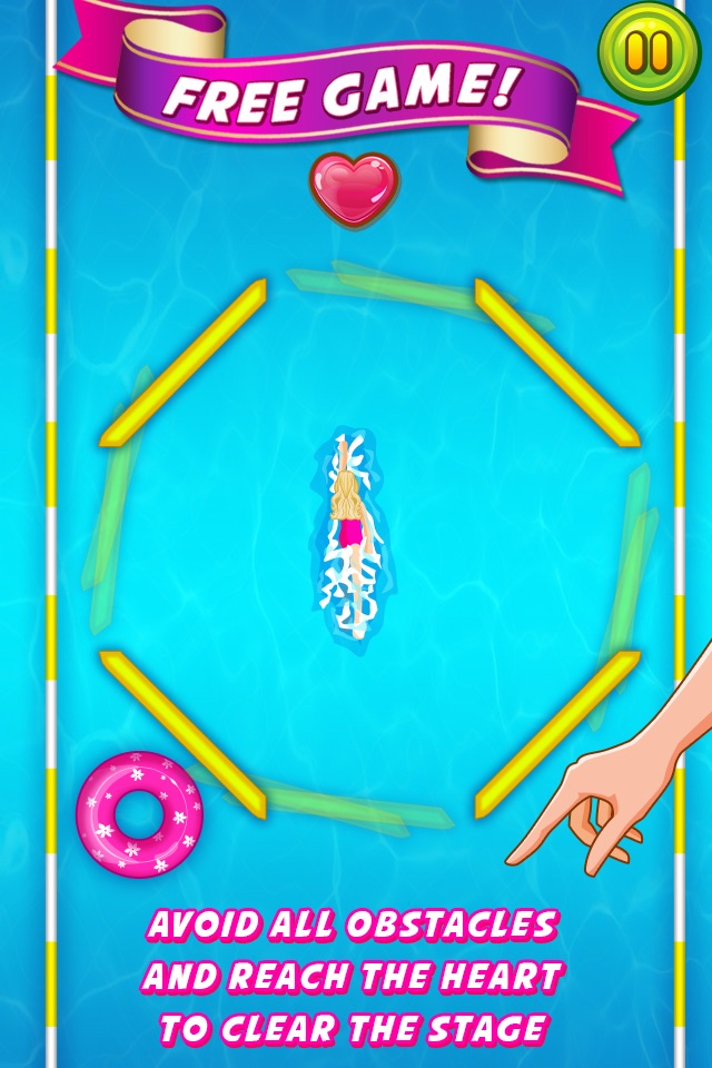 Amazing Princess Swimming Challenge screenshot 3