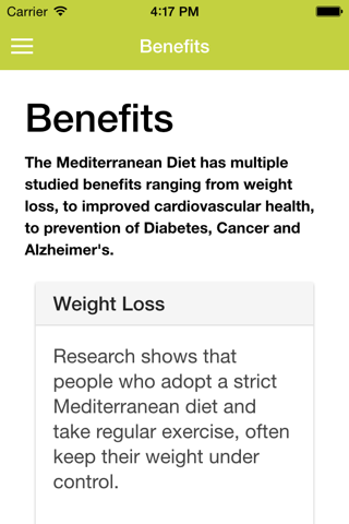 My Mediterranean Diet Tracker screenshot 3