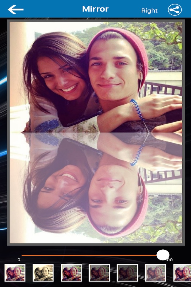 Mirror Photo Editor Pro - HD Camera Reflection Effect with Picture Collage Frame screenshot 3