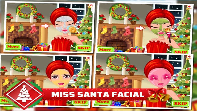 Facial Miss Santa - Makeover,Makeup,Dressup Games(圖1)-速報App