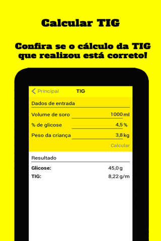 Cálculo da TIG screenshot 3