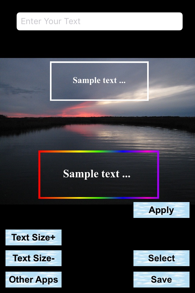 Cloud Caption - Add text captions within clouds or boxes on top of any picture. screenshot 2