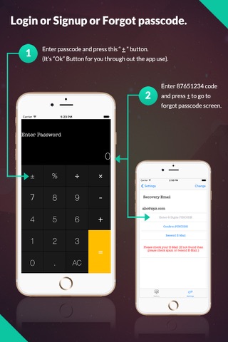 Private Calculator Lock: Secure Photos and Videos Vault screenshot 2