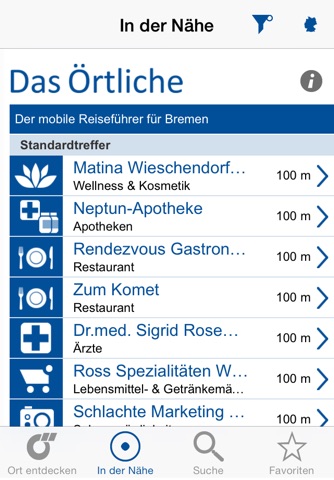 Bremen-App von Das Örtliche – Der mobile Reise- und Freizeitführer für die Stadt an der Weser screenshot 2
