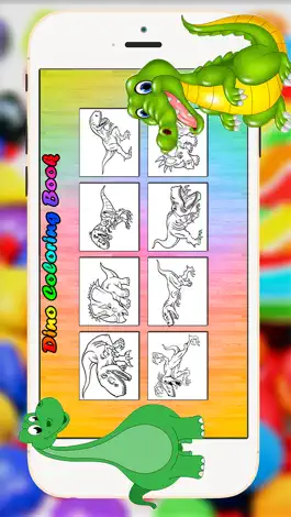 Game screenshot Little Dinosaur Coloring Pages Kids Painting Game hack