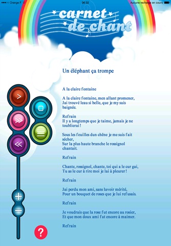 Chante comptines carnet de chants screenshot 4