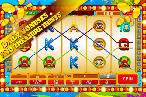 Octopus Kingdom Garden Slots: Free daily coins and bonuses on the golden sands screenshot 2