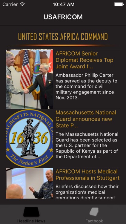 Africom Fact App screenshot-3