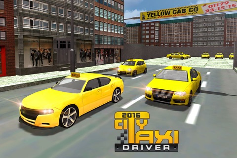 City Taxi Driver Simulator – 3D Yellow Cab Service Simulation Game screenshot 3