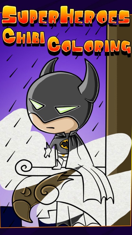 Superheroes Chibi Coloring by Vladislav Myakishev