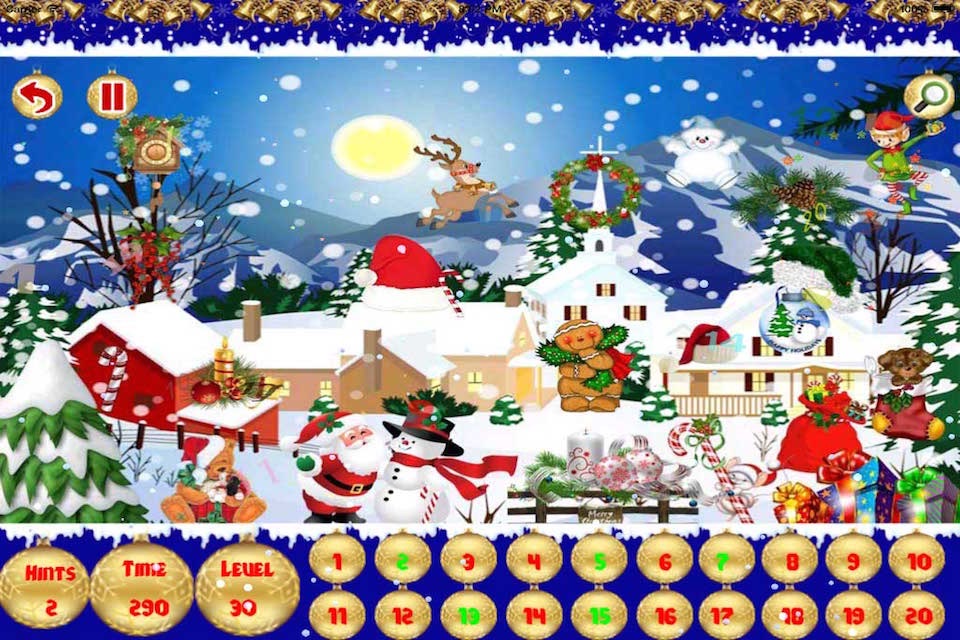 Hidden Numbers:Christmas Winter Hidden Objects screenshot 3