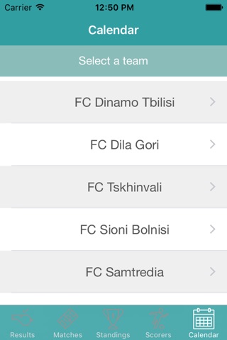 InfoLeague - Information for Georgian Premier League - Matches, Results, Standings and more screenshot 3