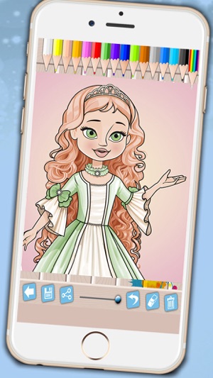 Princesses coloring book - Coloring pages fairy tale princes(圖1)-速報App