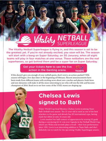 England Netball Autumn 2015 screenshot 2