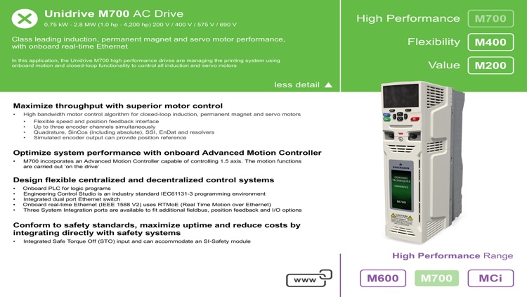 Unidrive M AR screenshot-3