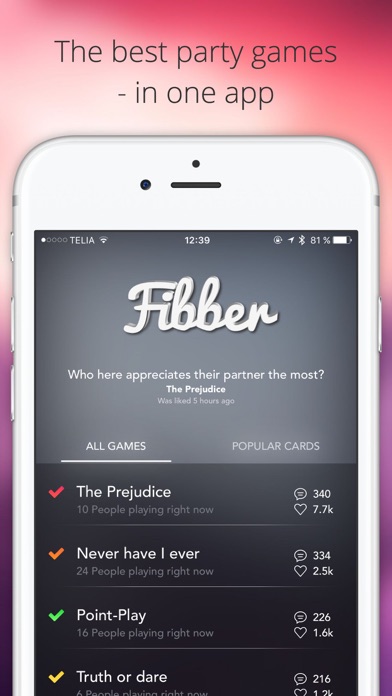 How to cancel & delete Fibber - Party games from iphone & ipad 1