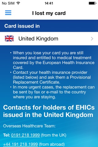 European Health Insurance Card -The official EU app screenshot 4