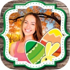 Photo editor of Easter Raster - camera to collage holiday pictures in frames