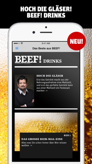 BEEF! Drinks - Getränke Spezial: Bier, Wein, Schnaps(圖1)-速報App