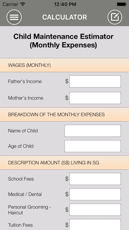 Divorce Calculator Singapore screenshot-3