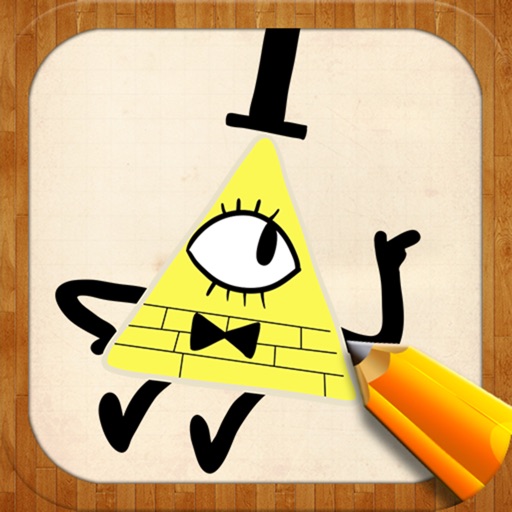 Drawing Ideas For Gravity Falls Characters iOS App