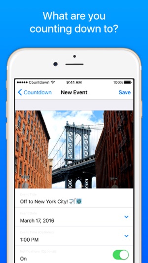 Countdown - Count down to events that matter to you(圖5)-速報App