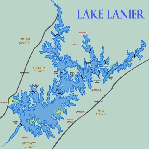 Lake Lanier Water Level icon